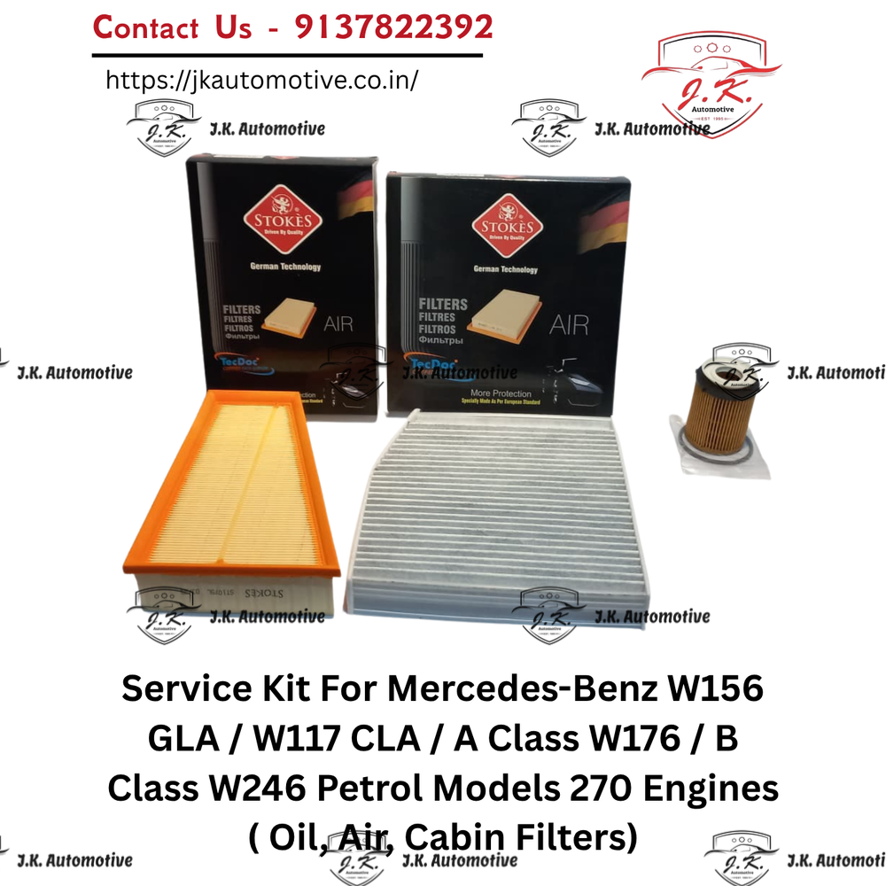 Mercedes-Benz A200 W176 M270 Petrol Service Kit Oil Air Cabin Filters A2701800009 A2700940004 A2468300018 (2012-2018) - Image 2