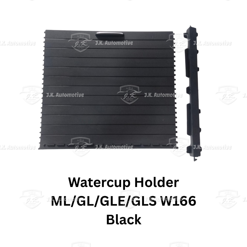 Water Cup Holder Roller Cover Trim Mercedes Benz ML / GL / GLE / GLS W166 Black