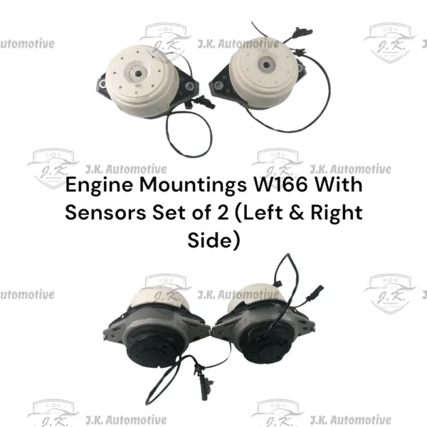 Engine Mounting For Mercedes-Benz W166 (ML / GL / GLS / GLE) With Sensors (Set of 2) - A1662406217 & A1662406317