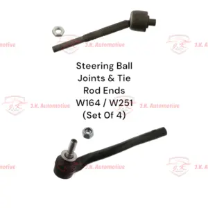 Steering Ball Joints And Tie Rod Ends For Mercedes-Benz W164 (ML / GL / GLS) (Set of 4)