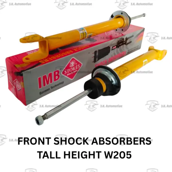 Front Shock Absorbers For Mercedes-Benz C-Class W205 A2053200230 Set of 2 Tall Height - Image 2