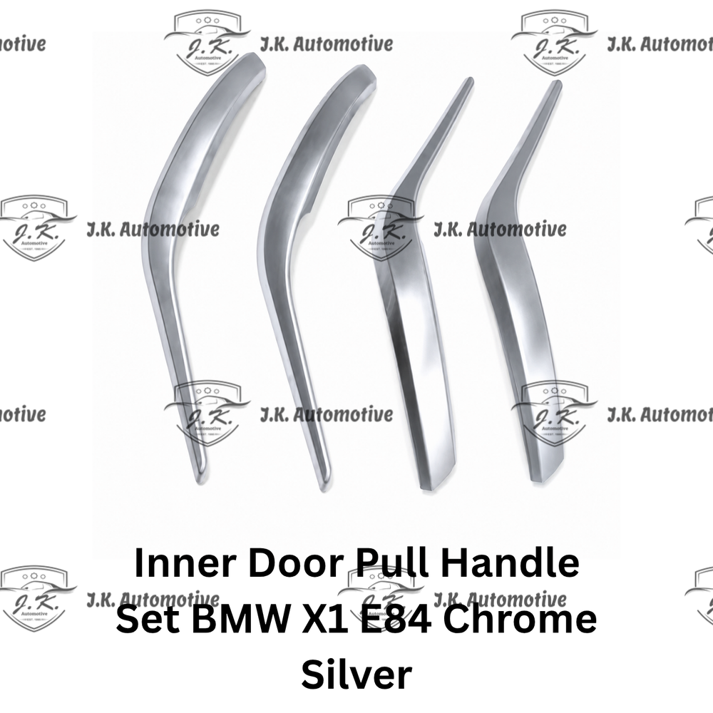 Inner Door Pull Handle Set BMW X1 E84 Chrome Silver (2009–2015)