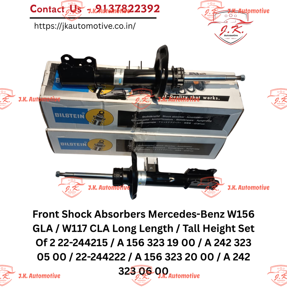Bilstein B4 Front Shock Absorbers Mercedes-Benz W117 CLA Long Length / Tall Height Set of 2 22-244215 / A1563231900 / A2423230500 / 22-244222 / A1563232000 / A2423230600 - Image 5