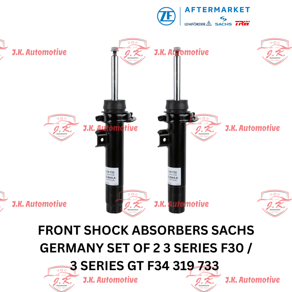 SACHS Front Shock Absorbers Set of 2 for BMW 3 Series F30 Genuine Germany - Sachs 319733 (2012 – 2019)
