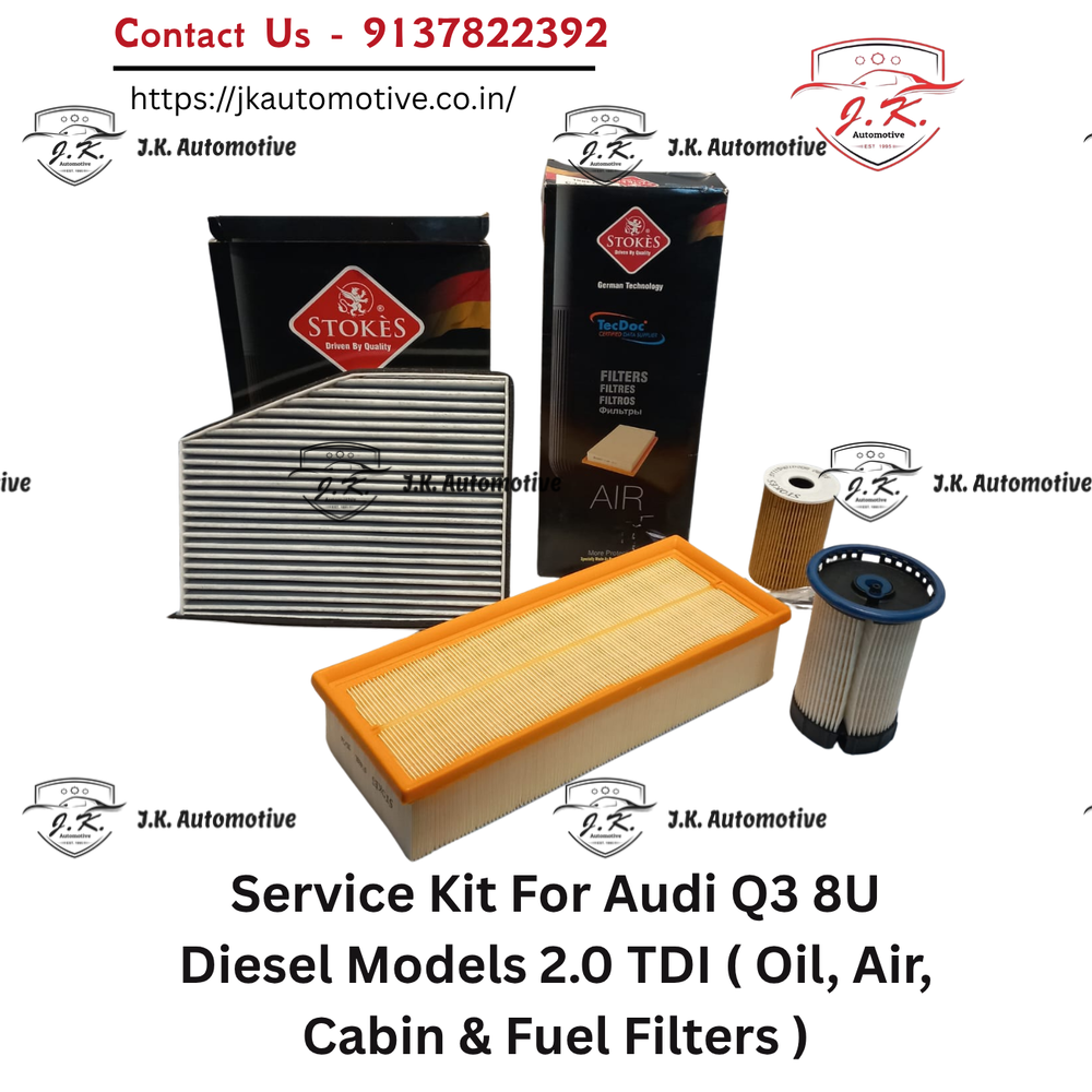 Volkswagen Jetta 2.0 TDI Diesel Service Kit Oil Air Cabin Fuel Filters 03L115562 1KD129620B 1K1819653 5Q0127177A (2011-2018) - Image 2