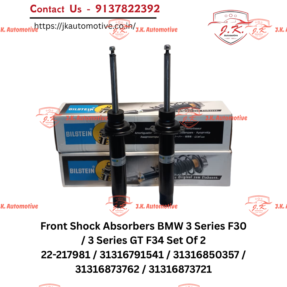 Bilstein B4 Front Shock Absorbers BMW 3 Series F30 Set of 2 22-217981 / 31316791541 / 31316850357 / 31316873762 / 31316873721 - Image 4