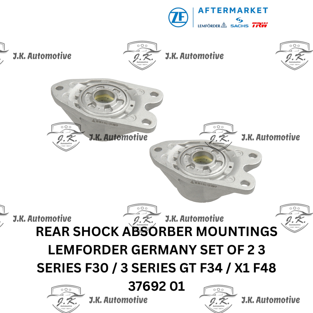 Lemförder Rear Shock Absorber Mountings Set of 2 for BMW 3 Series F30 Genuine Germany - Lemförder 37692 01 (2012 – 2019)