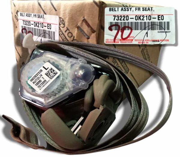 Front Left Seat Belt For Toyota Innova ( Type 3 And Type 4 ) - 732200K210E0