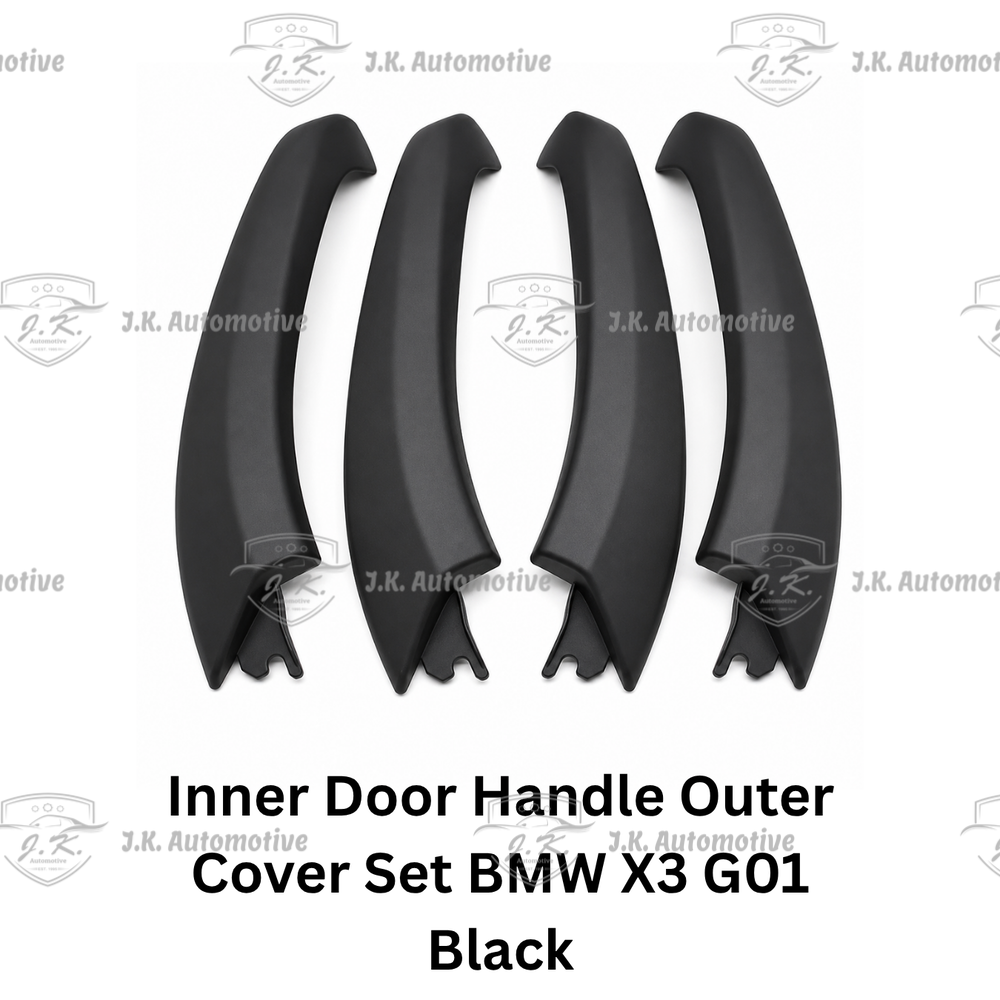 Inner Door Handle Outer Cover Set BMW X3 G01 Black (2018–2026)