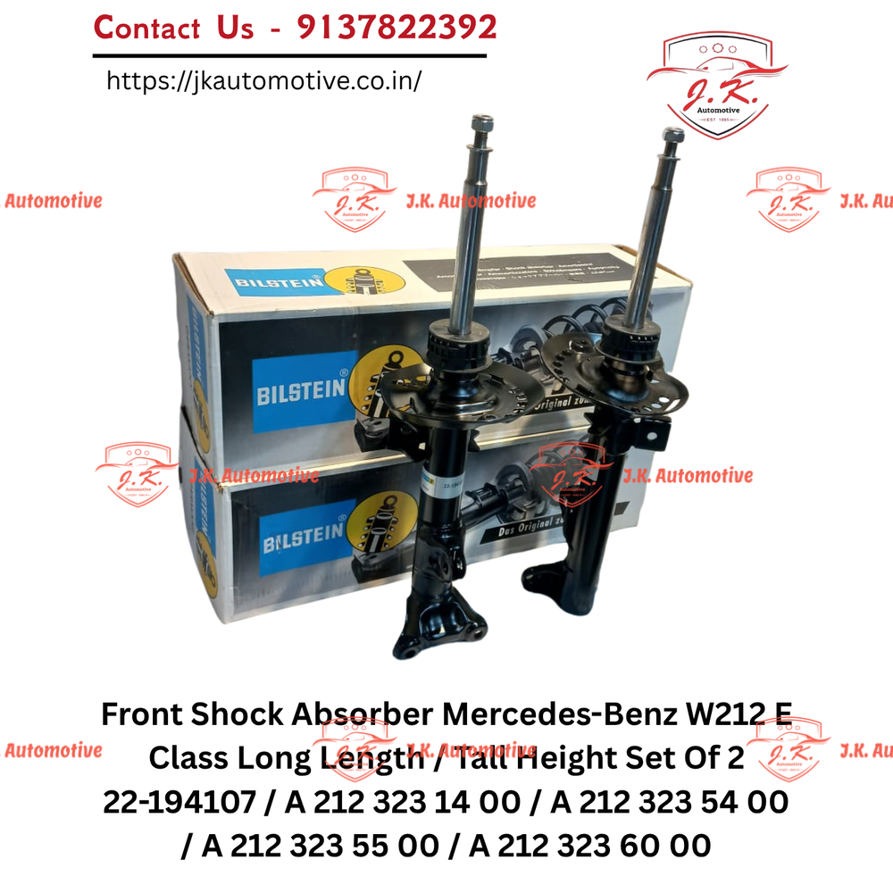 Bilstein B4 Front Shock Absorber Mercedes-Benz W212 E Class Long Length / Tall Height Set of 2 22-194107 / A2123231400 / A2123235400 / A2123235500 / A2123236000 - Image 6