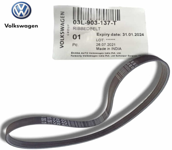 Fan Belt For Skoda Superb ( Diesel ) - 03L903137T