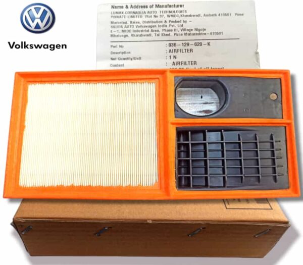 Air Filter For Skoda Rapid ( Petrol ) - 036129620K