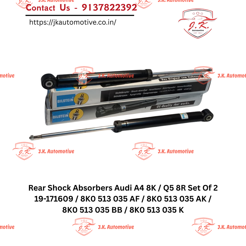 Bilstein B4 Rear Shock Absorbers Audi Q5 8R Set of 2 19-171609 / 8K0513035AF / 8K0513035AK / 8K0513035BB / 8K0513035K - Image 3