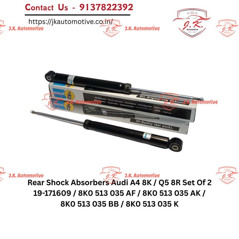 Bilstein B4 Rear Shock Absorbers Audi Q5 8R Set of 2 19-171609 / 8K0513035AF / 8K0513035AK / 8K0513035BB / 8K0513035K - Image 4