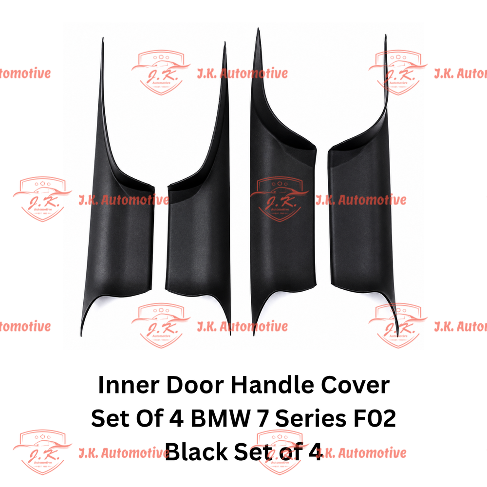 Inner Door Handle Cover Set Of 4 BMW 7 Series F02 Black Set of 4 (2008 – 2015)