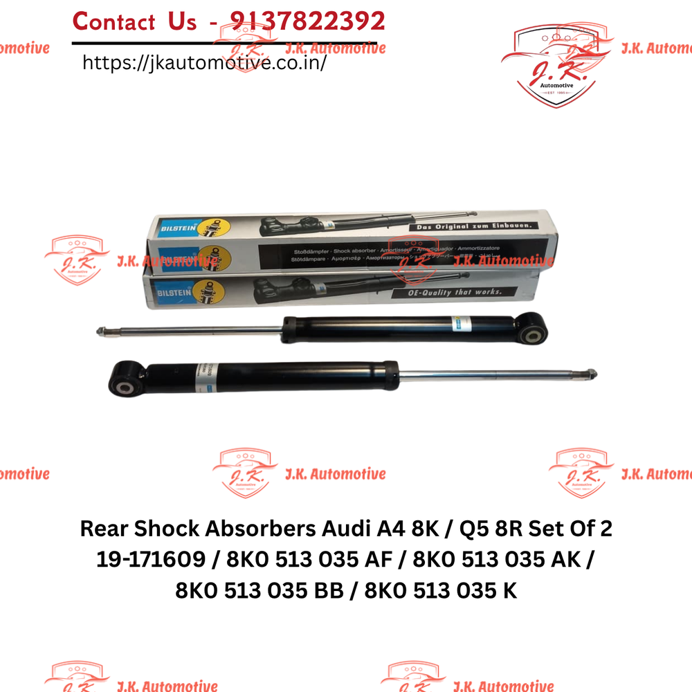 Bilstein B4 Rear Shock Absorbers Audi Q5 8R Set of 2 19-171609 / 8K0513035AF / 8K0513035AK / 8K0513035BB / 8K0513035K - Image 5