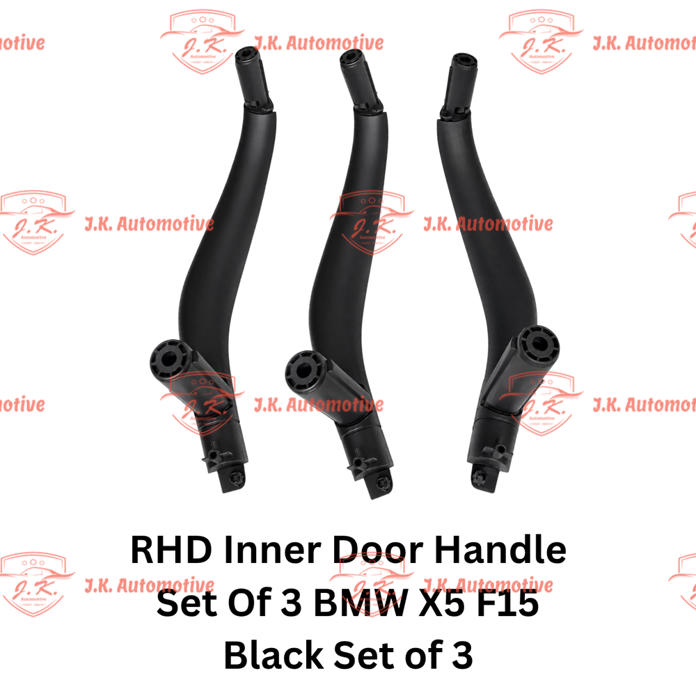 RHD Inner Door Handle Set Of 3 BMW X5 F15 Black Set of 3 (2013–2018)