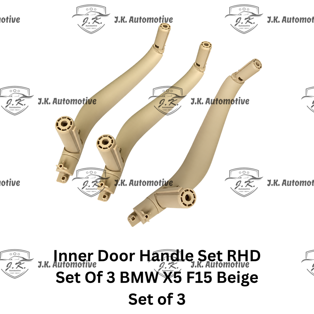 Inner Door Handle Set RHD Set Of 3 BMW X5 F15 Beige Set of 3 (2013–2018)