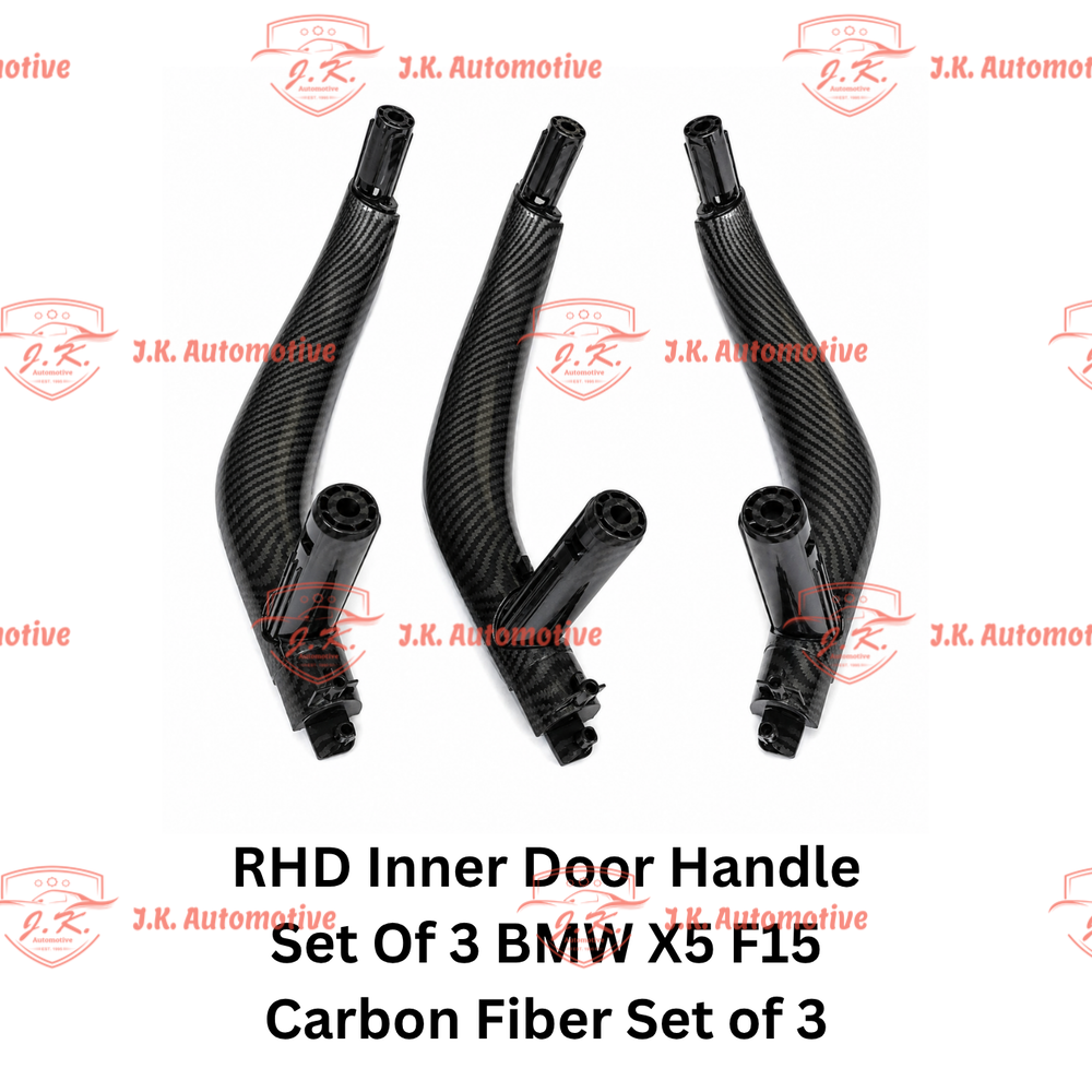 RHD Inner Door Handle Set Of 3 BMW X5 F15 Carbon Fiber Set of 3 (2013–2018)