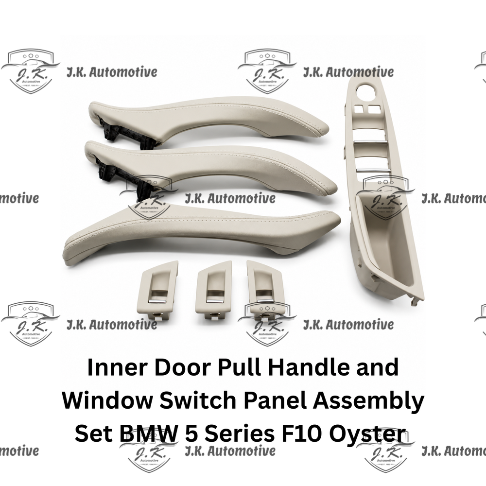 Inner Door Pull Handle and Window Switch Panel Assembly Set BMW 5 Series F10 Oyster (2010 – 2017)