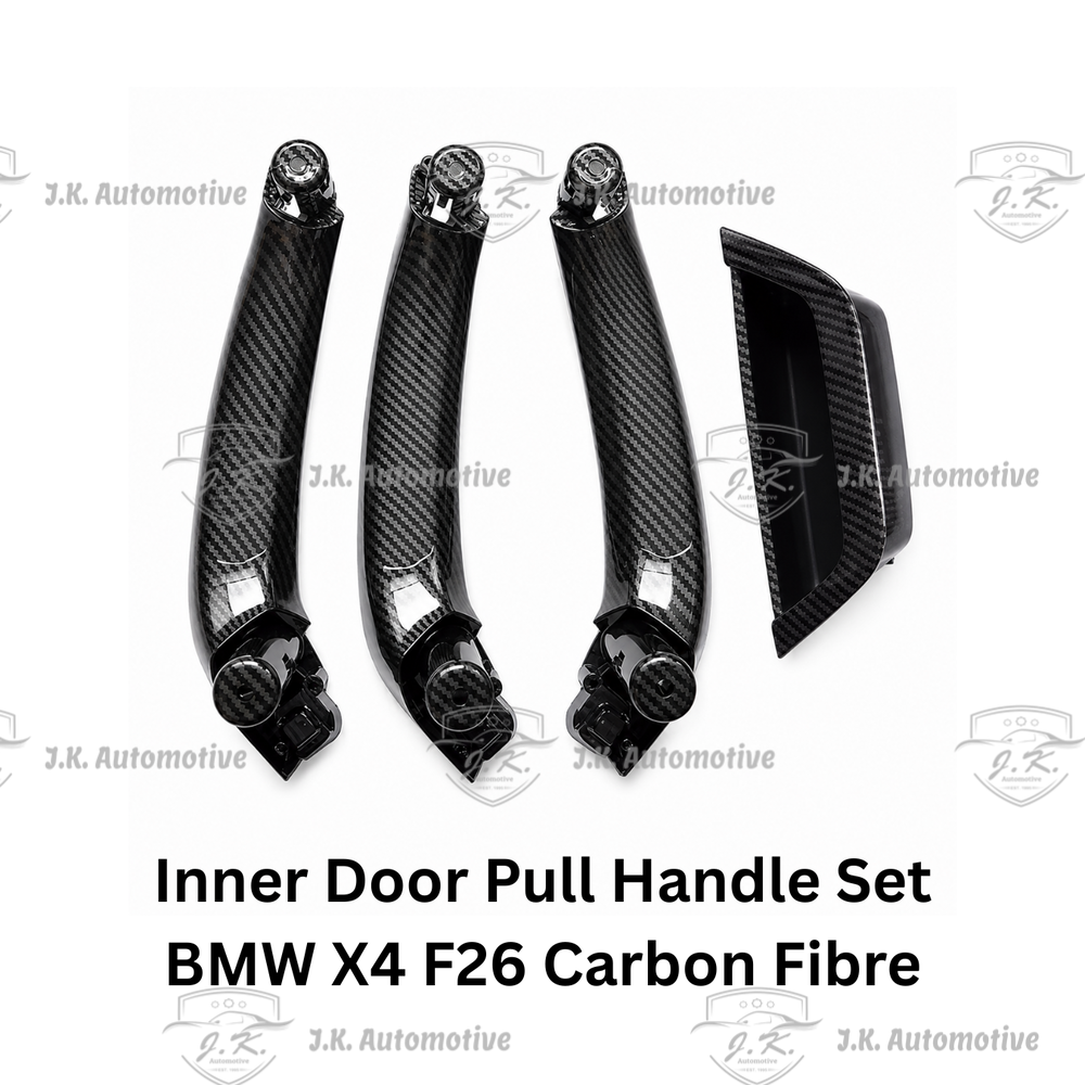 Inner Door Pull Handle Set BMW X4 F26 Carbon Fibre (2014–2018)