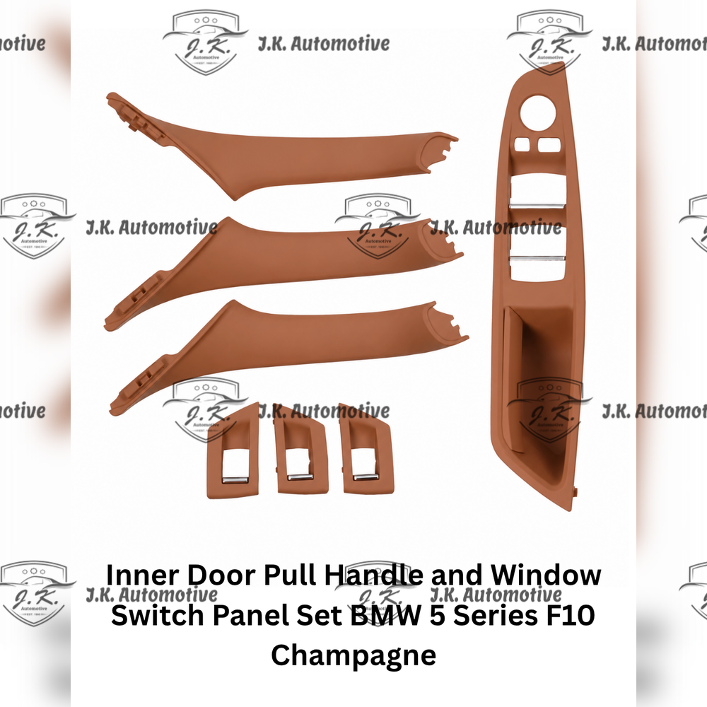 Inner Door Pull Handle and Window Switch Panel Set BMW 5 Series F10 Champagne (2010 – 2017)