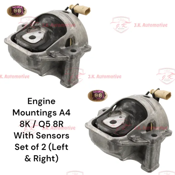 Engine Mounting For Audi A4 8K With Sensors (Set of 2) - 8R0199381B & 8R0199381A