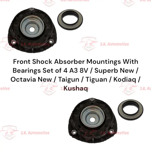Front Shock Absorber Mountings And Bearings For Audi A3 8V (Set of 4) - 5Q0412331D & 5Q0412249E