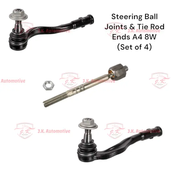 Steering Ball Joints And Tie Rod Ends For Audi A4 8W (Set of 4) - 8W0423810 & 8W0423811B & 8W0423812B