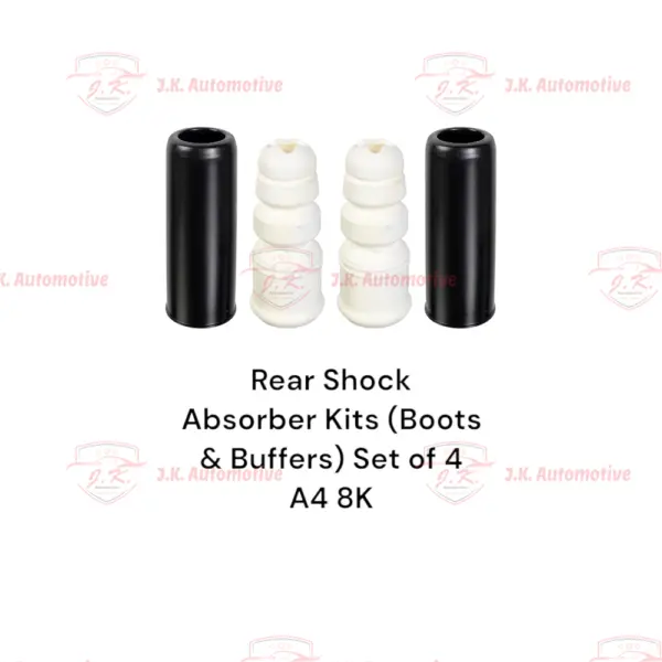 Rear Shock Absorber Kits (Boots & Buffers) For Audi A4 8K (Set of 4) - 4B0512137B & 8K0512131A