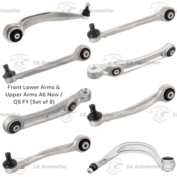 Front Lower Arms And Upper Arms For Audi Q5 FY (Set of 8) - 80A407693E & 80A407694E & 4K0407151B & 4K0407152B & 4M0407505B & 4M0407506B & 4M0407509B & 4M0407510B