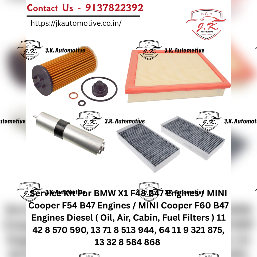 MINI Cooper D Countryman F60 B47 Diesel Service Kit Oil Air Cabin Fuel Filters 11428570590 13718513944 64119321875 13328584868 (2017 - 2024). - Image 2