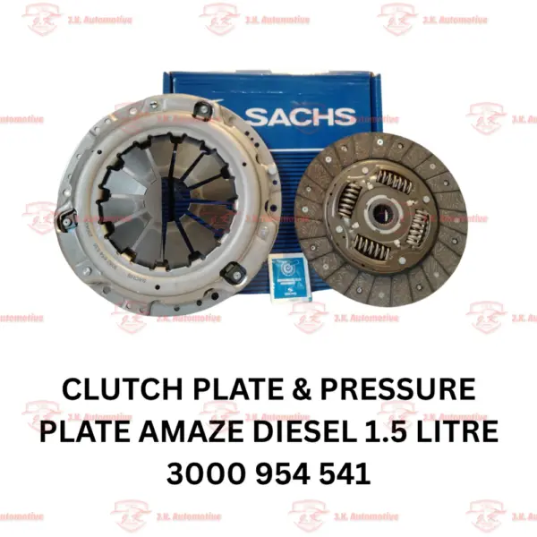 Clutch Plate & Pressure Plate Honda Amaze Diesel 1.5 Litre 3000 954 541 Sachs - Image 3