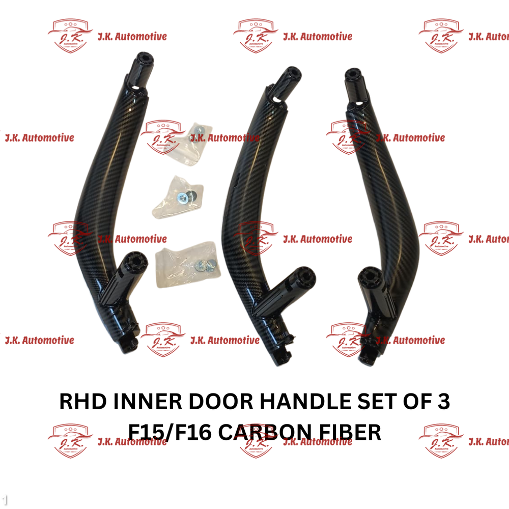 RHD Inner Door Handle Set Of 3 BMW X6 F16 Carbon Fiber Set of 3