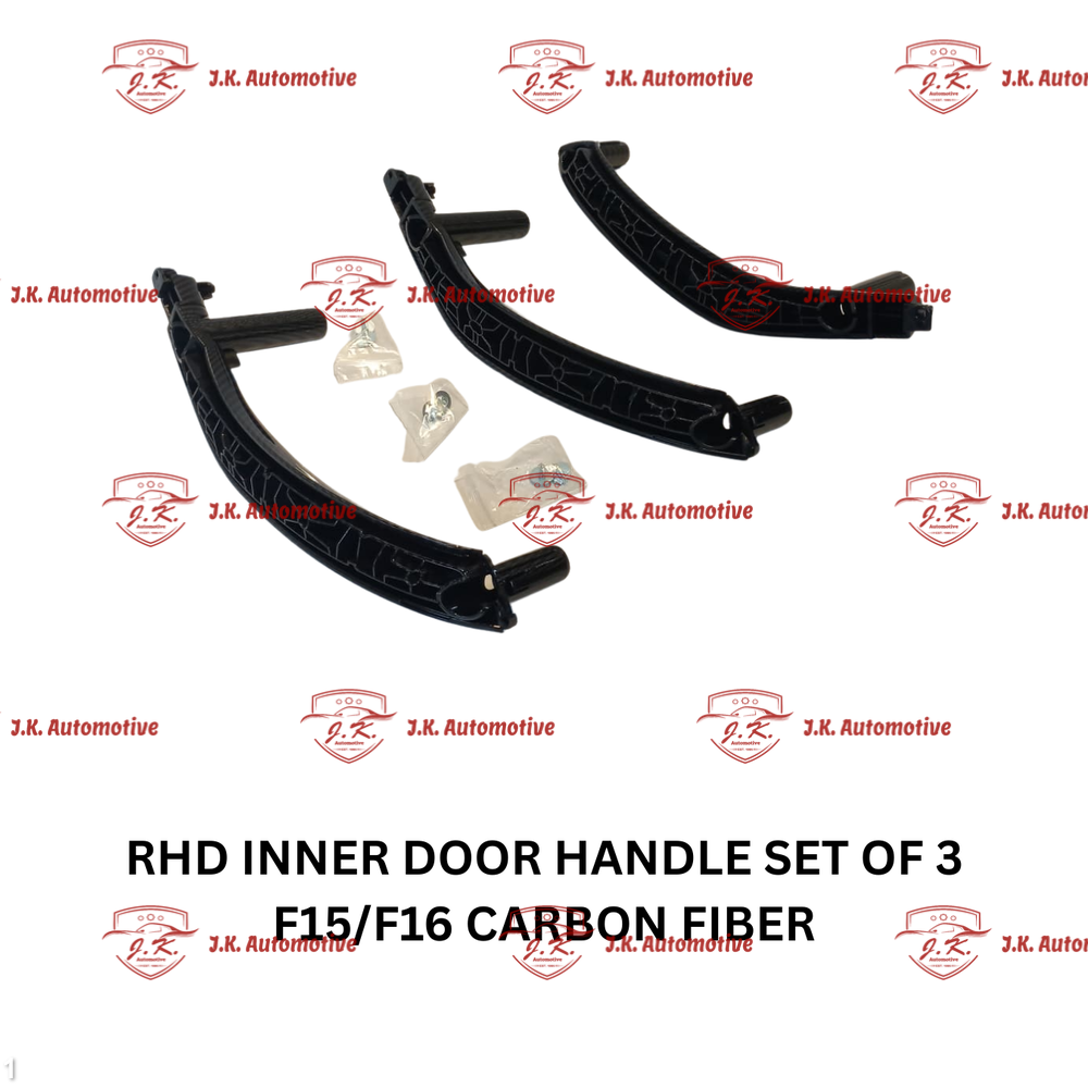 RHD Inner Door Handle Set Of 3 BMW X6 F16 Carbon Fiber Set of 3 - Image 3