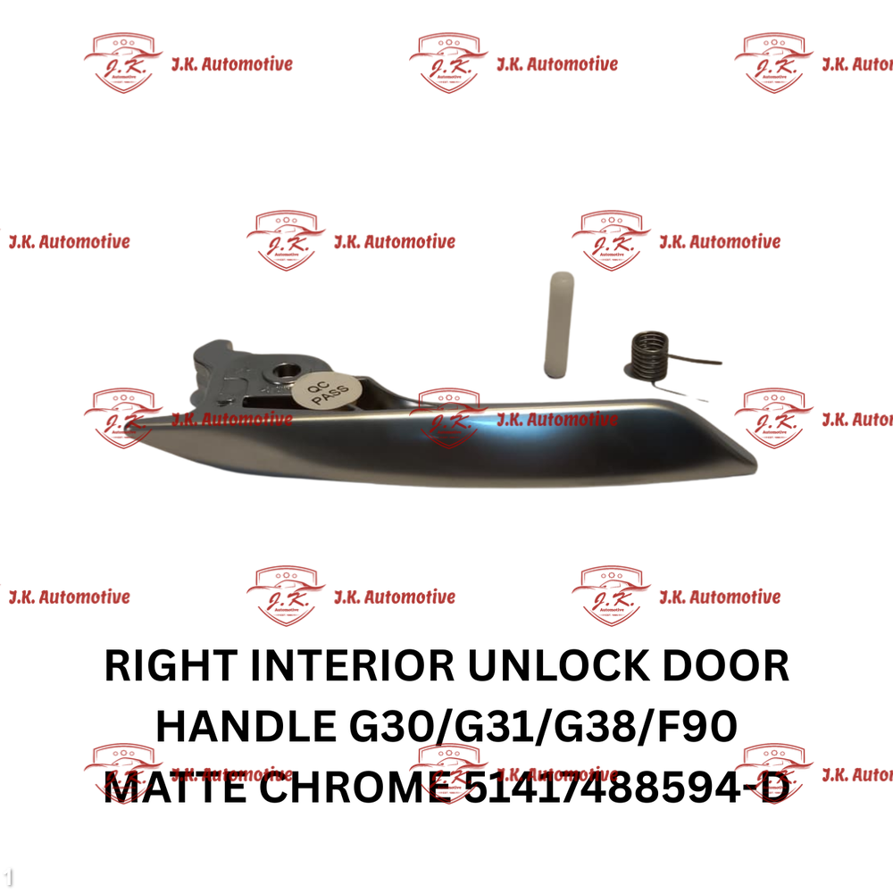Right Interior Unlock Door Handle BMW G30 5 Series New Matte Chrome 51417488594-D