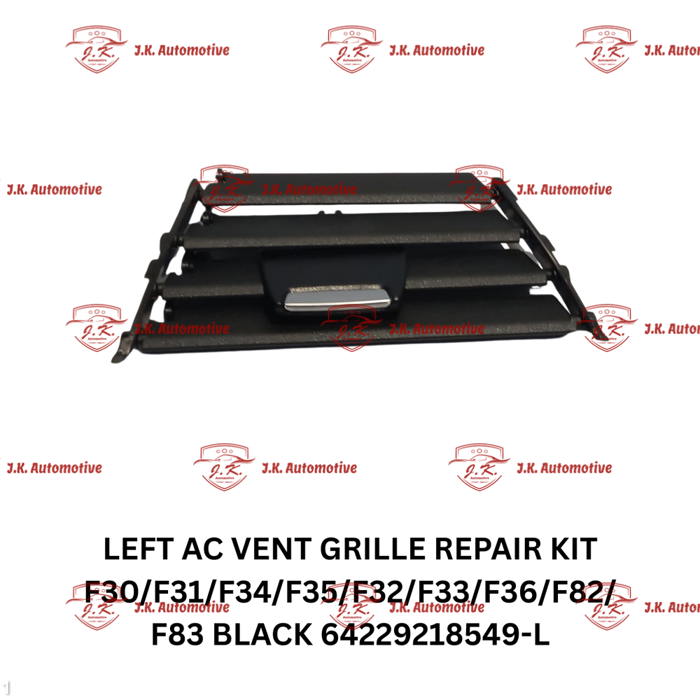 Left A/C Vent Grille Repair Kit BMW F30 3 Series Black 64229218549-L