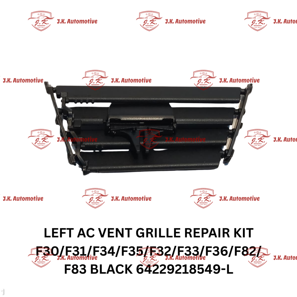 Left A/C Vent Grille Repair Kit BMW F30 3 Series Black 64229218549-L - Image 2