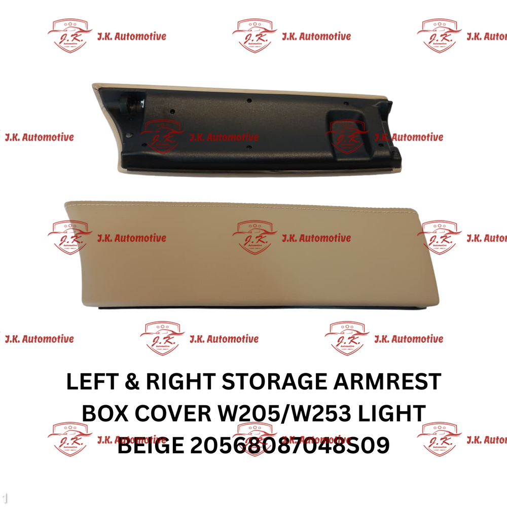 Left And Right Storage Armrest Box Cover Mercedes Benz GLC X253 Light Beige 20568087048S09 - Image 3