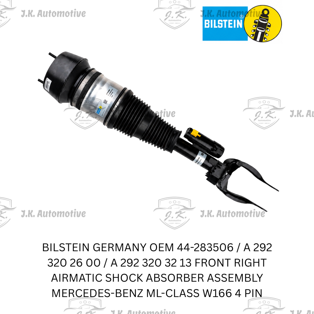 Bilstein Germany Front Right Airmatic Shock Absorber Assembly for Mercedes-Benz ML-Class W166 4 Pin 44-283506 / A 292 320 26 00 / A 292 320 32 13