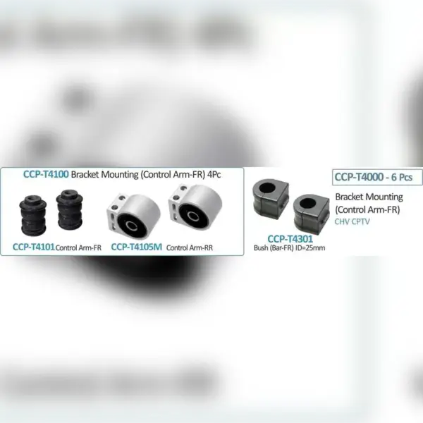 Front Suspension Arm Bush Kit Set Of 6 For Chevrolet Captiva - CCP-T4000