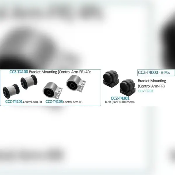 Front Suspension Arm Bush Kit Set Of 6 For Chevrolet Cruze ( Old Model ) - CCZ-T4000