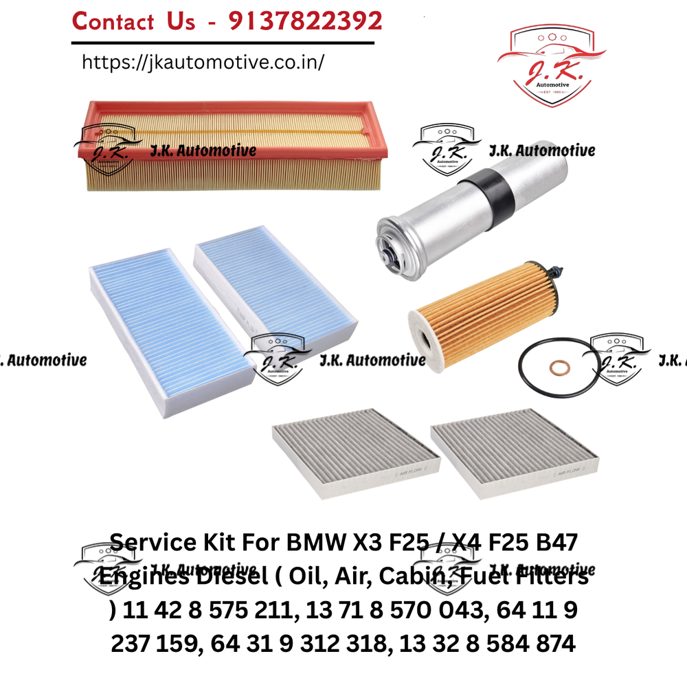BMW X3 xDrive20d F25 B47 Diesel Service Kit Oil Air Cabin Fuel Filters 11428575211 13718570043 64119237159 64319312318 13328584874 (2011 - 2017). - Image 2