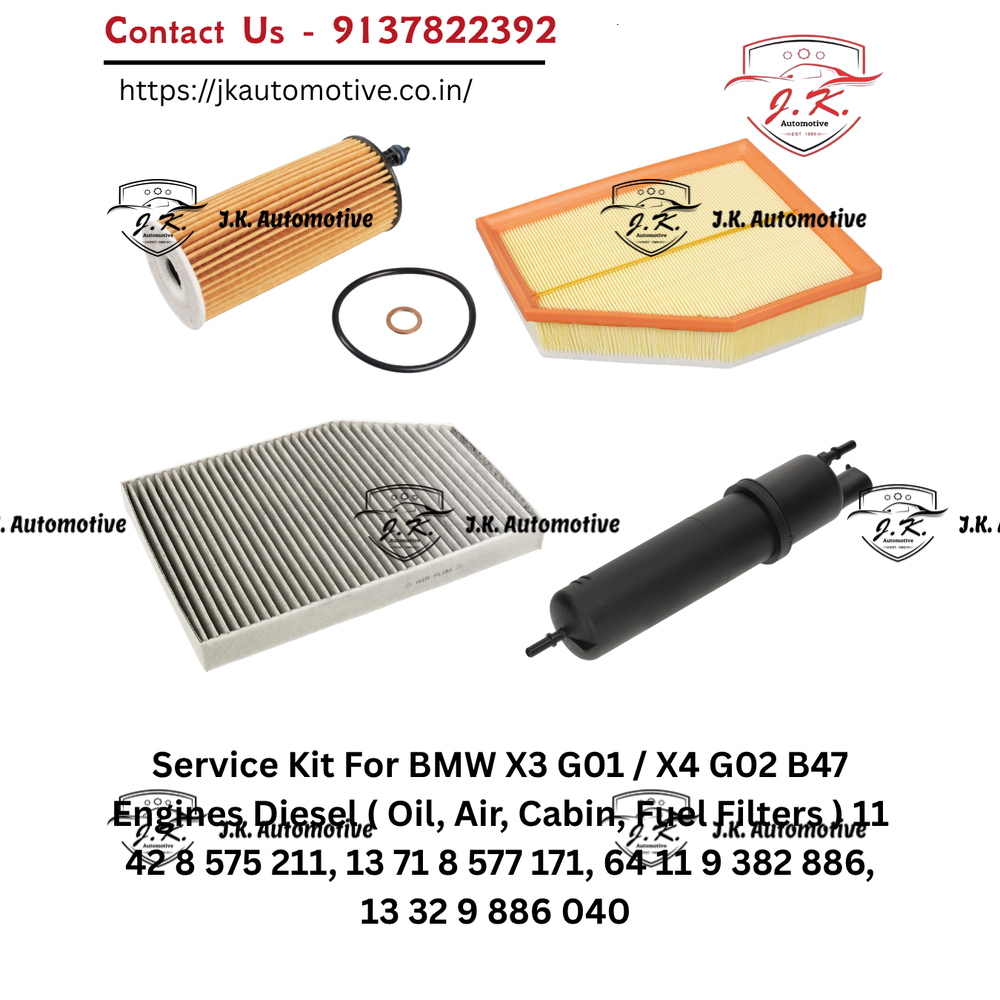 BMW X4 xDrive20d G02 B47 Diesel Service Kit Oil Air Cabin Fuel Filters 11428575211 13718577171 64119382886 13329886040 (2018 - 2026). - Image 2