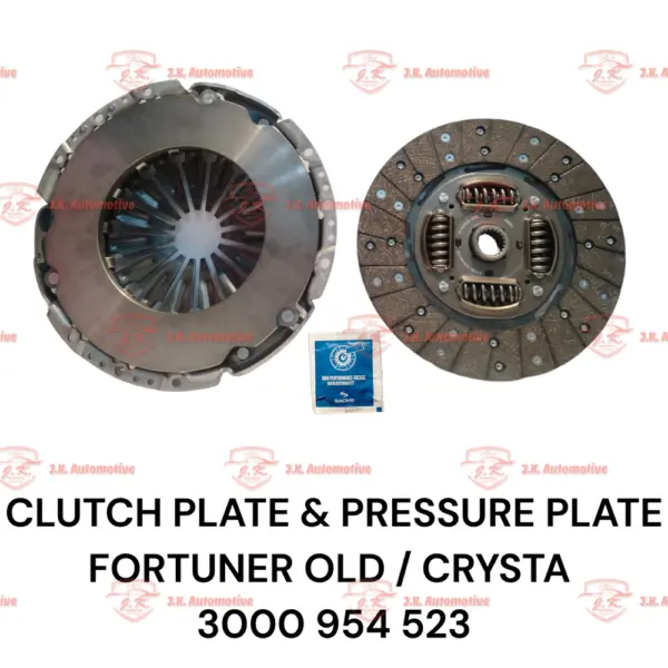 Clutch Plate & Pressure Plate Toyota Fortuner Old Model 3000 954 523 Sachs