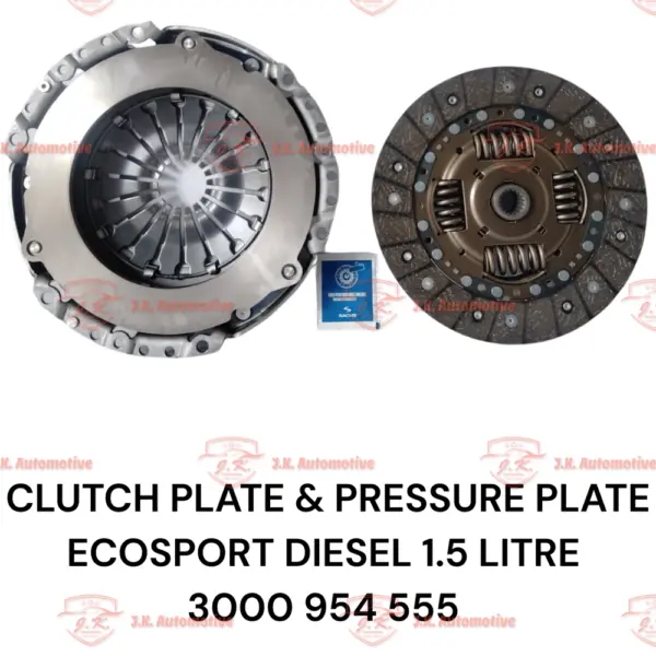 Clutch Plate & Pressure Plate Ford Ecosport Diesel 1.5 Litre 3000 954 555 Sachs
