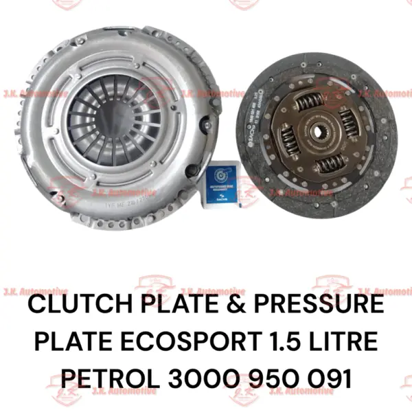 Clutch Plate & Pressure Plate Ford Ecosport 1.5 Litre Petrol 3000 950 091 Sachs