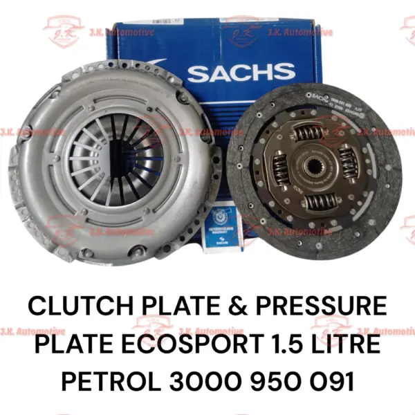 Clutch Plate & Pressure Plate Ford Ecosport 1.5 Litre Petrol 3000 950 091 Sachs - Image 3