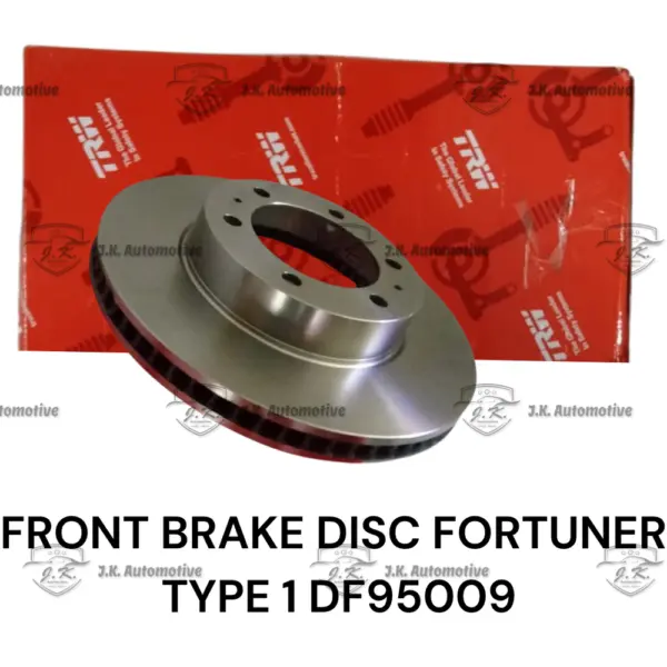 Front Brake Disc Toyota Fortuner Type 1 DF95009 Set of 2 TRW
