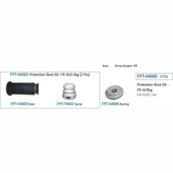 Front Shock Absorber Kit With Bearing For Fiat Punto - FPT-A4600
